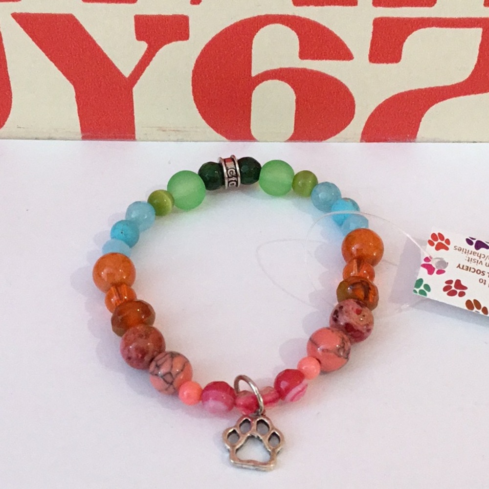 Chavez for Charity Dog Charm Bracelet, NWT